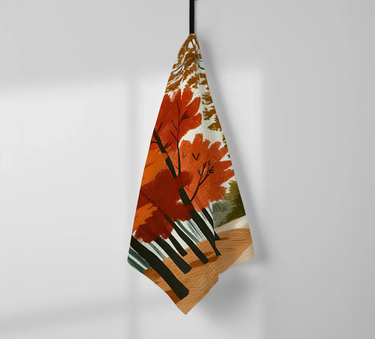 Foresta autunnale canovaccio da cucina da Curious Canvas