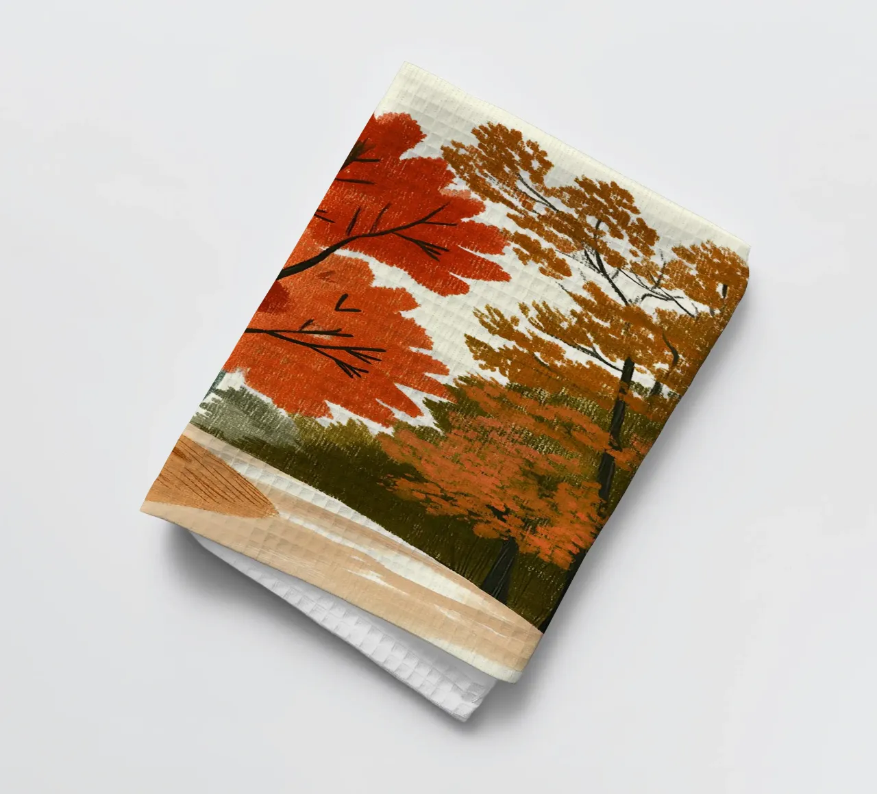 Foresta autunnale canovaccio da cucina da Curious Canvas