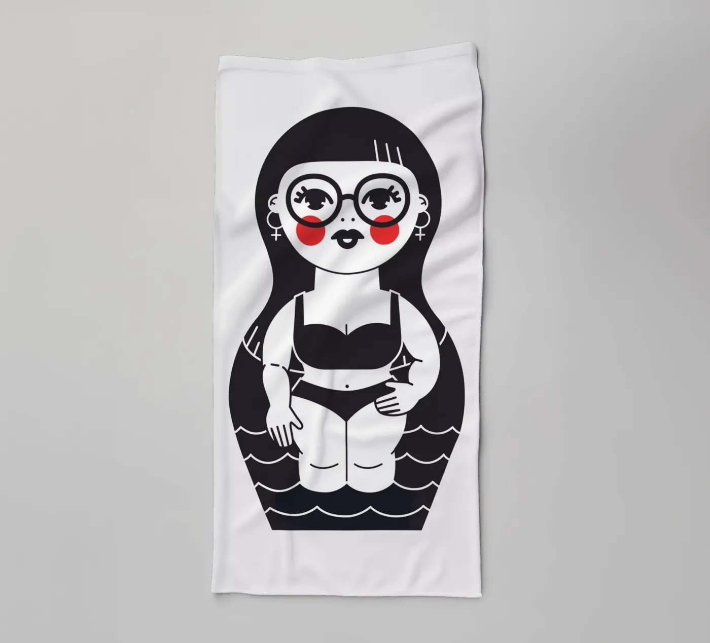 Sara badhanddoek van Lidia Blomgren