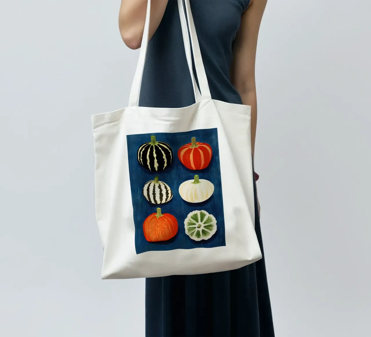 Zucche borsa in juta da Curious Canvas