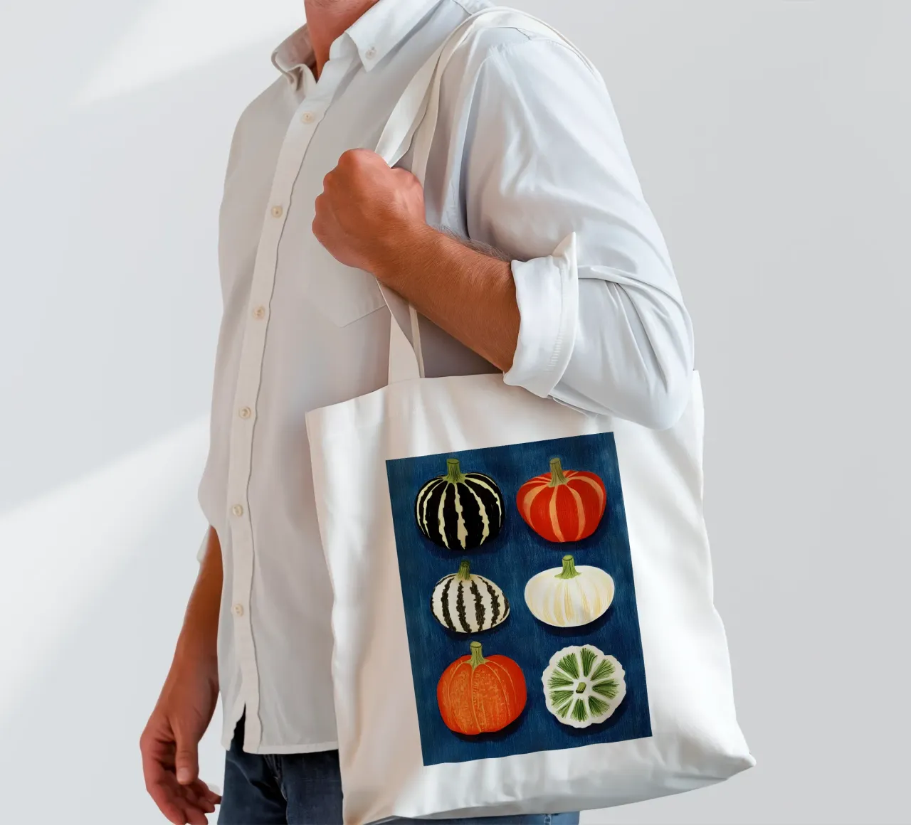Zucche borsa in juta da Curious Canvas