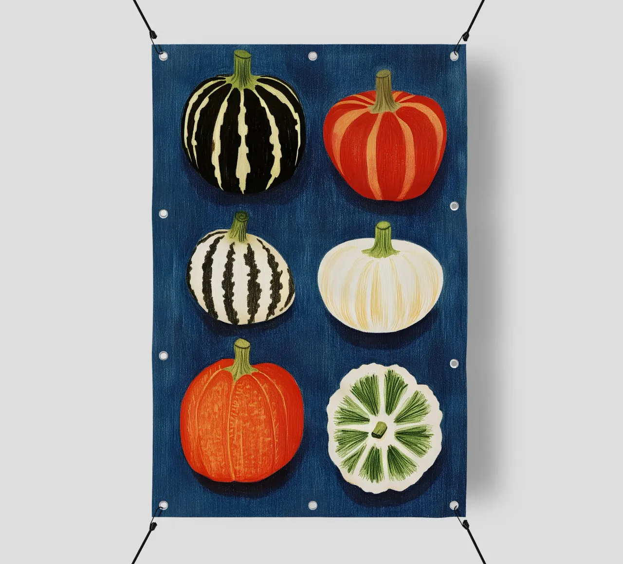 Zucche telo in pvc da Curious Canvas