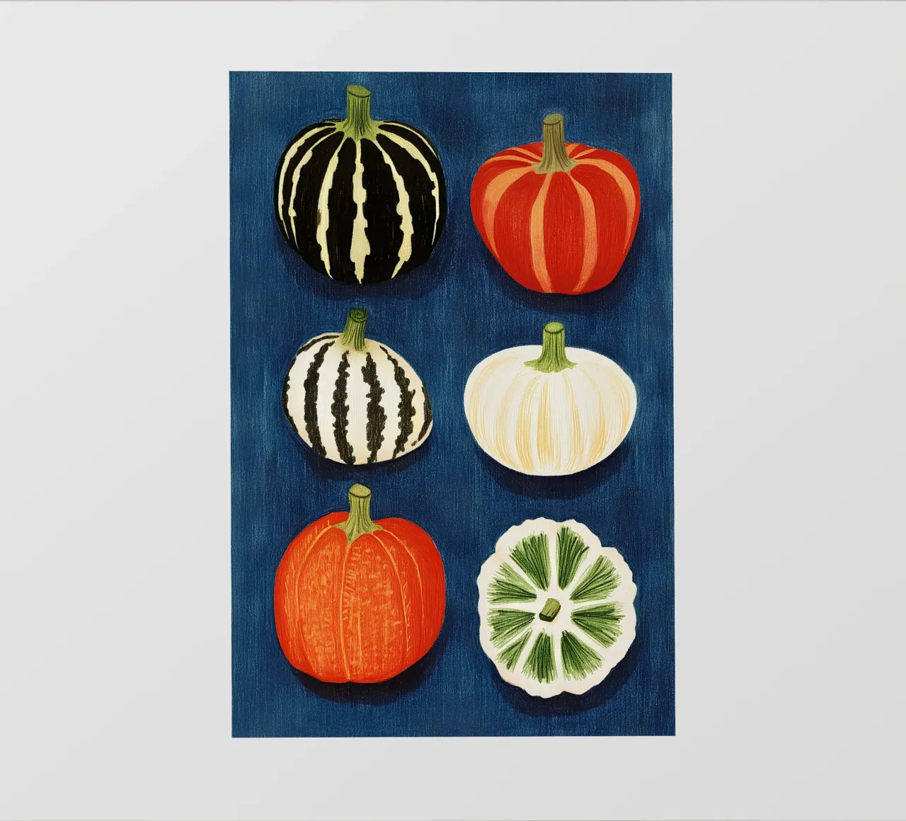 Zucche telo in pvc da Curious Canvas