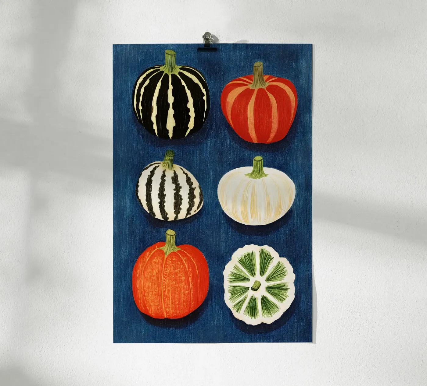 Pompoenen poster van Curious Canvas