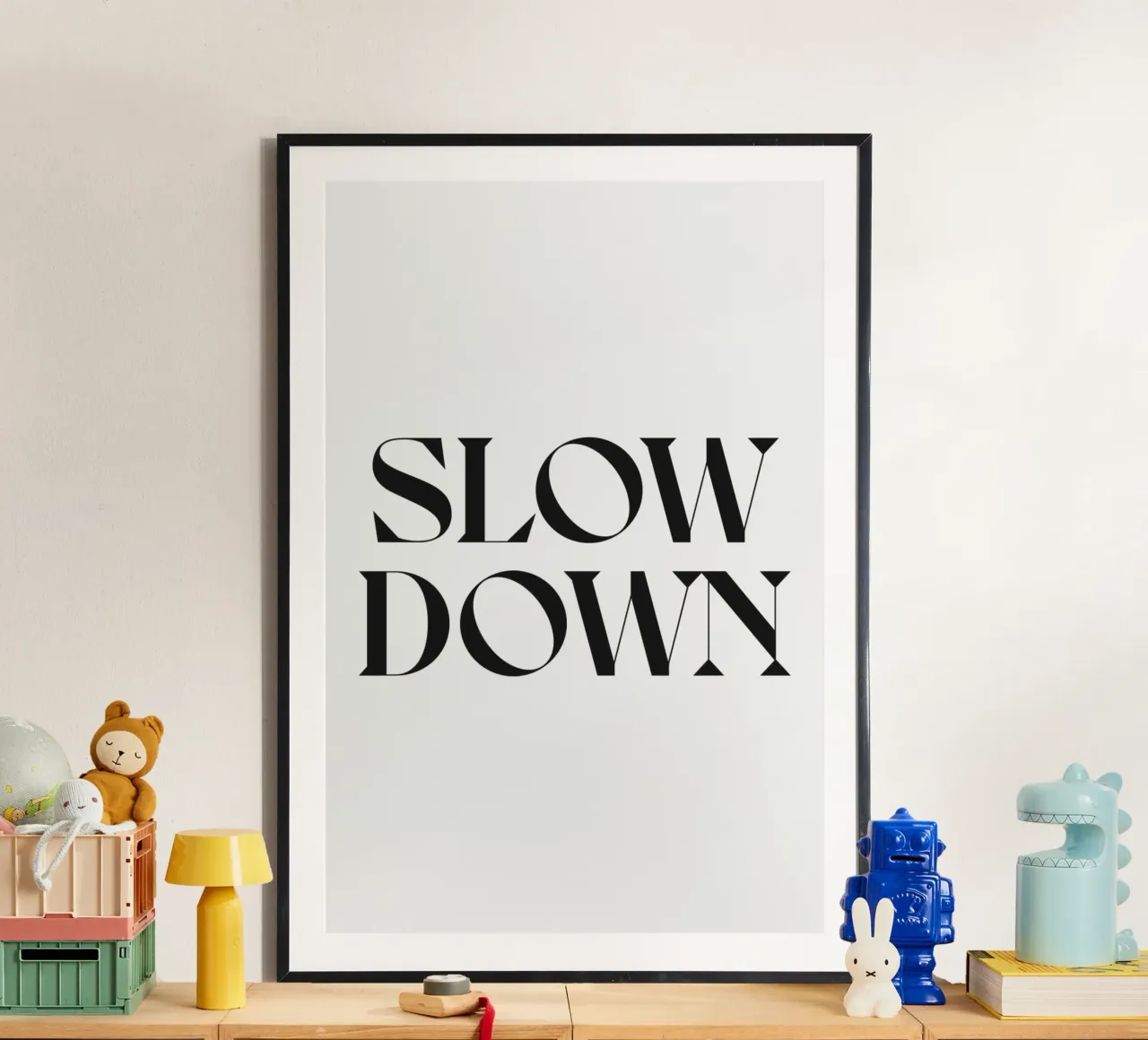 SLOW DOWN poster by n.4