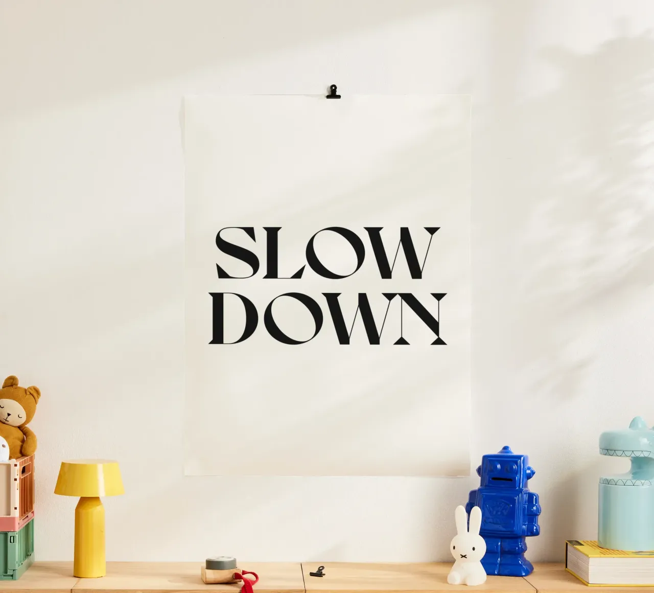 SLOW DOWN poster by n.4