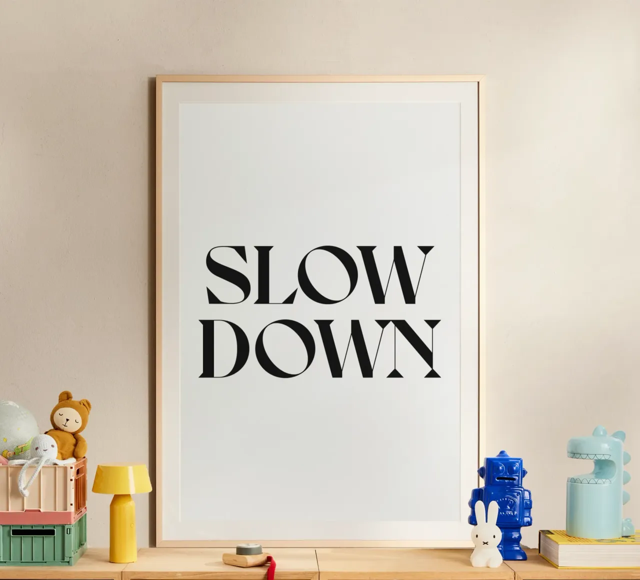 SLOW DOWN poster by n.4