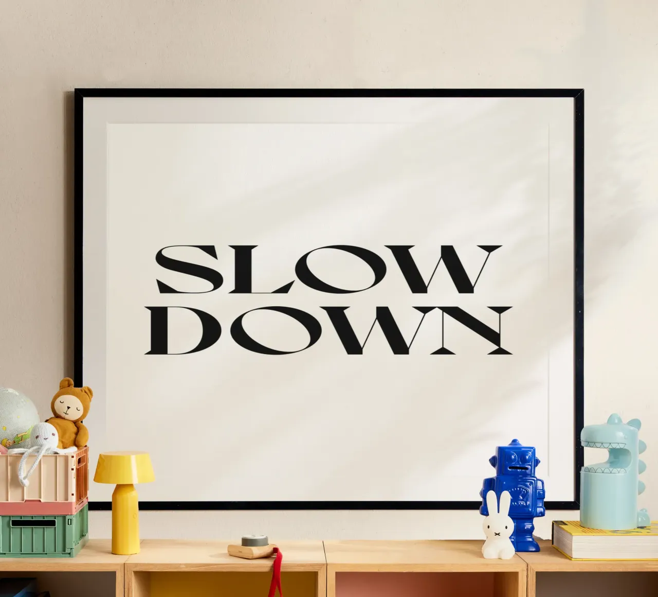 SLOW DOWN poster by n.4