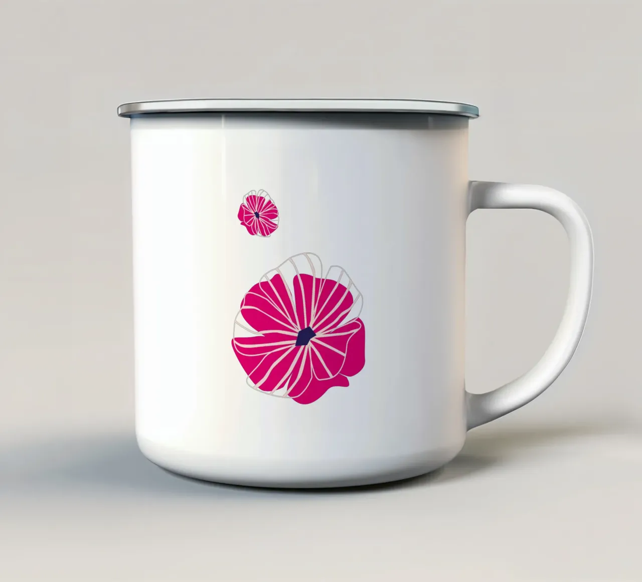 Potenza dei fiori d'autunno tazza in smalto da Schuhmann Design