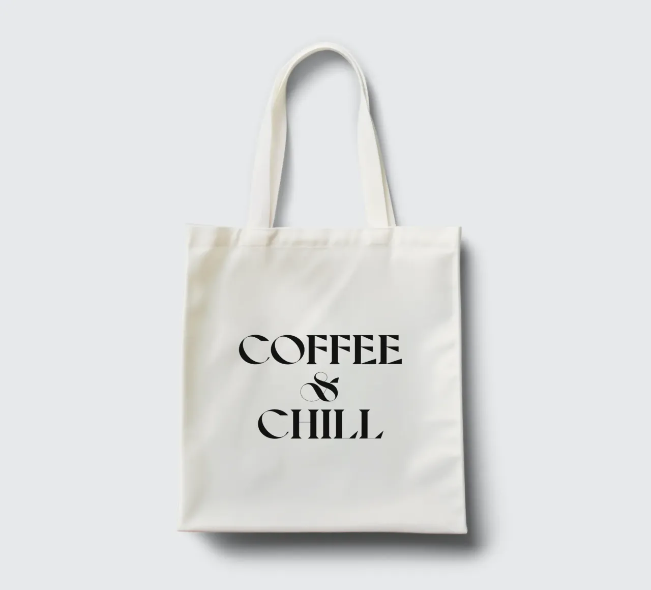 COFFEE AND CHILL borsa in juta da n.4