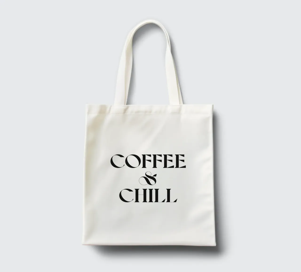 COFFEE AND CHILL borsa in juta da n.4