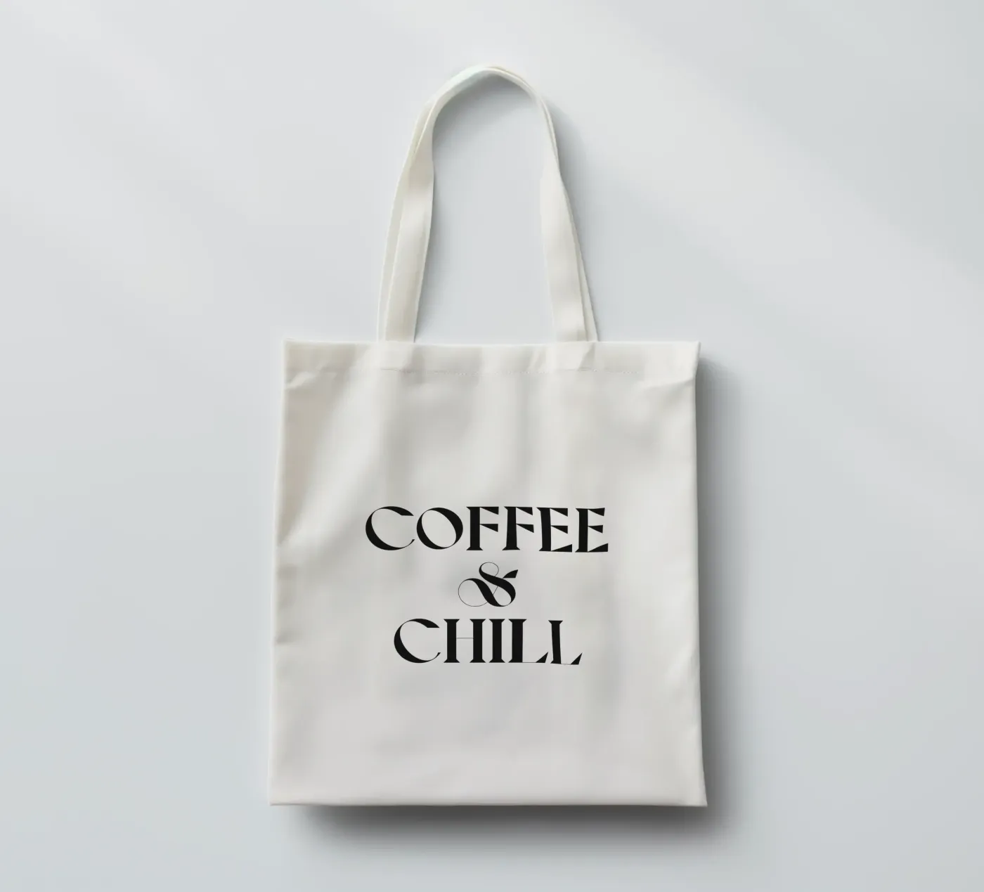 KAFFEE UND KÜHLE Jutebeutel von n.4
