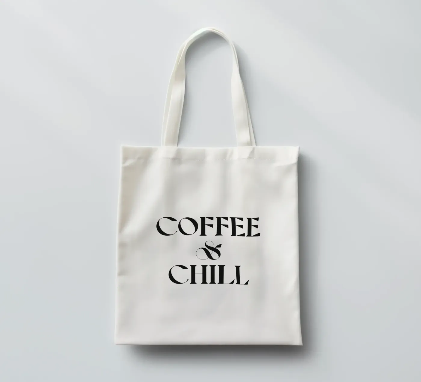 KAFFEE UND KÜHLE Jutebeutel von n.4