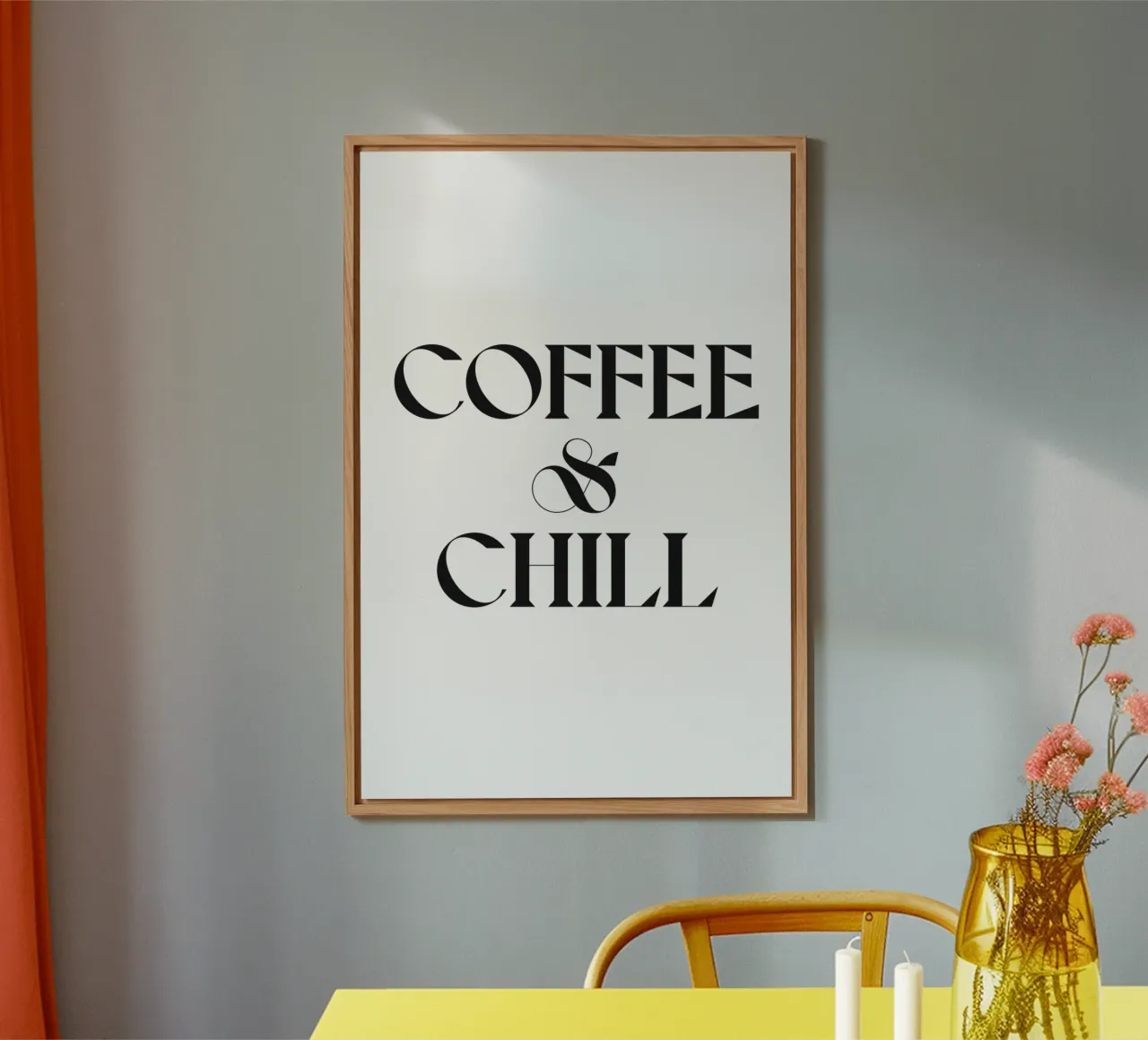 COFFEE AND CHILL alluminio dibond da n.4