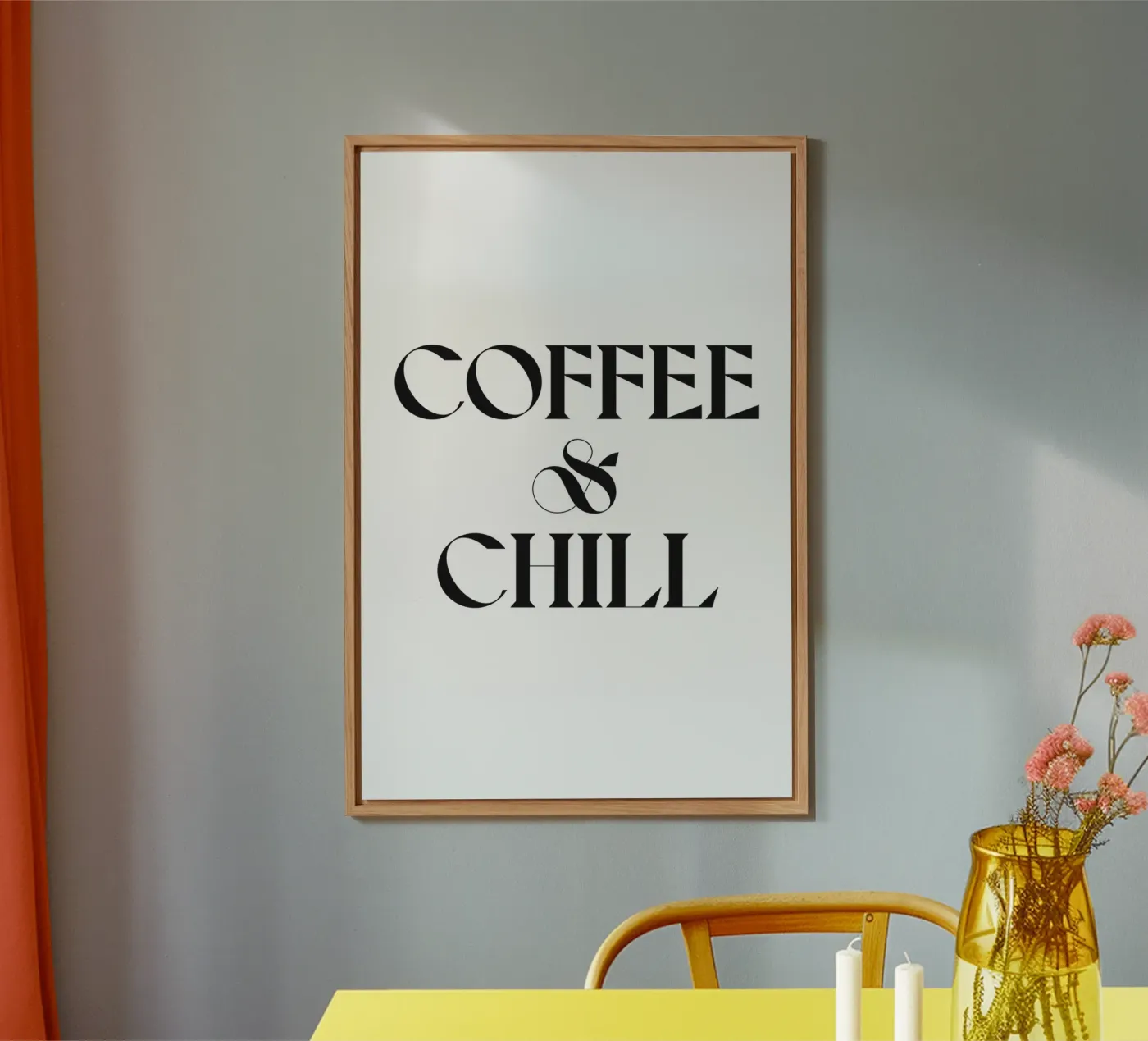 KOFFIE EN CHILLEN aluminium-dibond van n.4