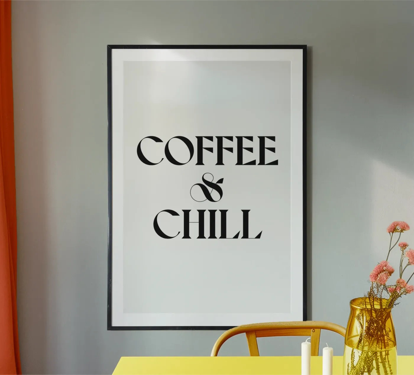 COFFEE AND CHILL Poster von n.4