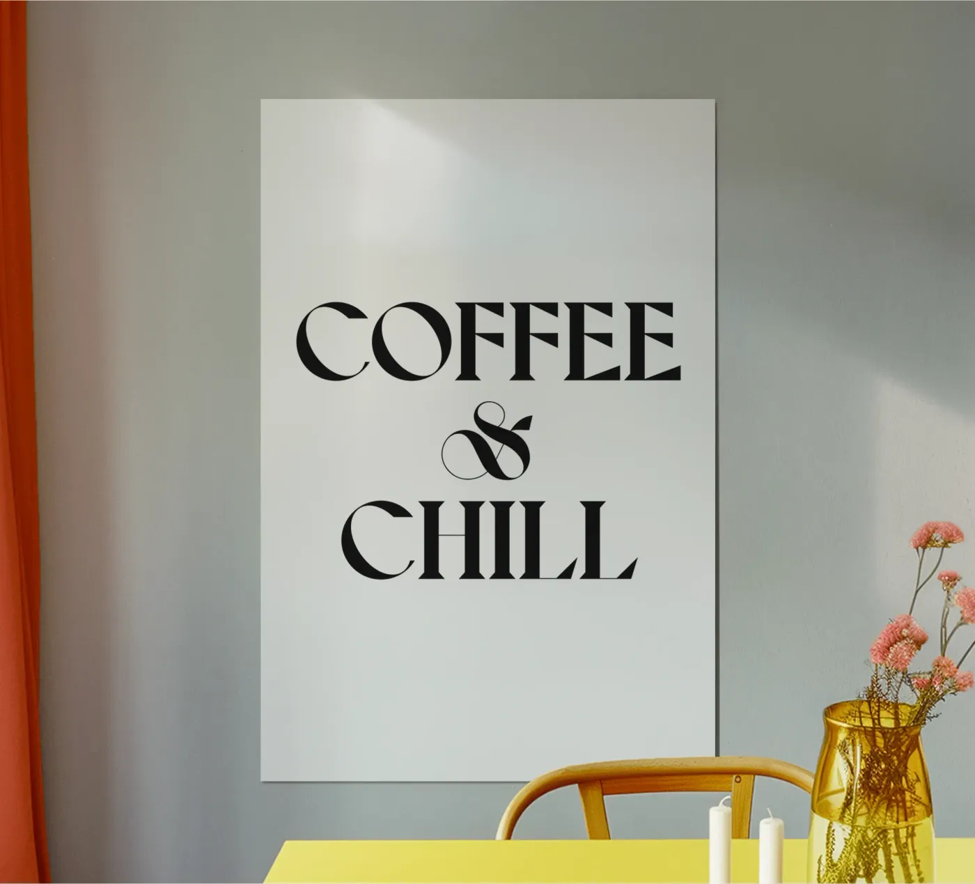 COFFEE AND CHILL Poster von n.4