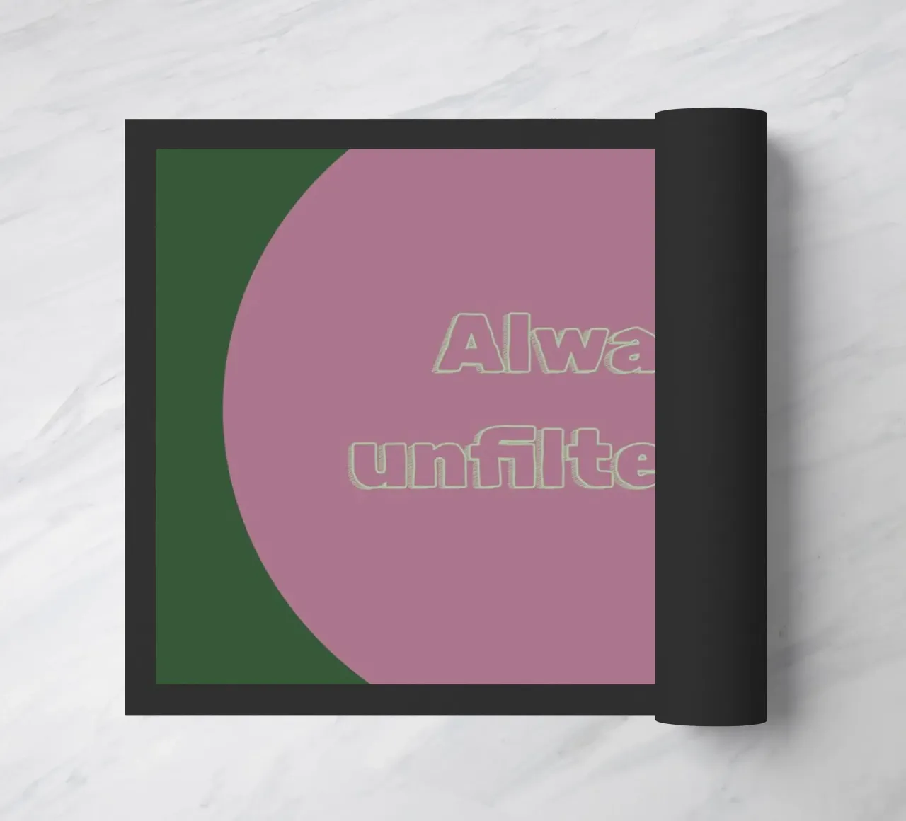 Altijd ongefilterd. deurmat van Hetty Lu