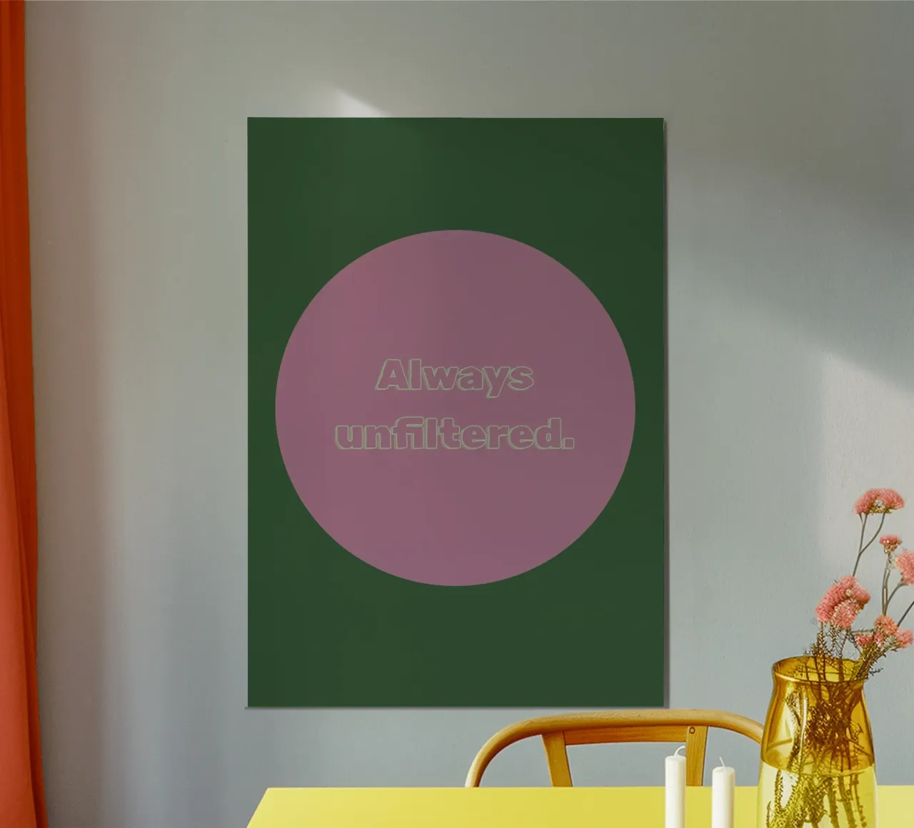 Altijd ongefilterd. poster van Hetty Lu