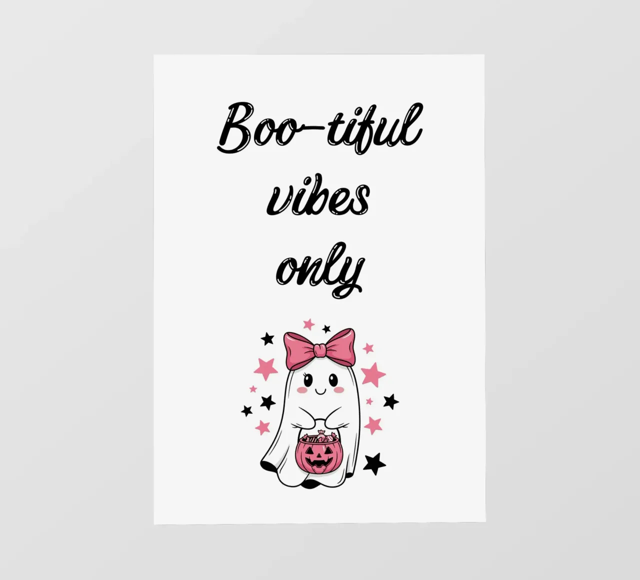 Boo-tiful vibes only pellicola backlit da HolidaysCandyWalls