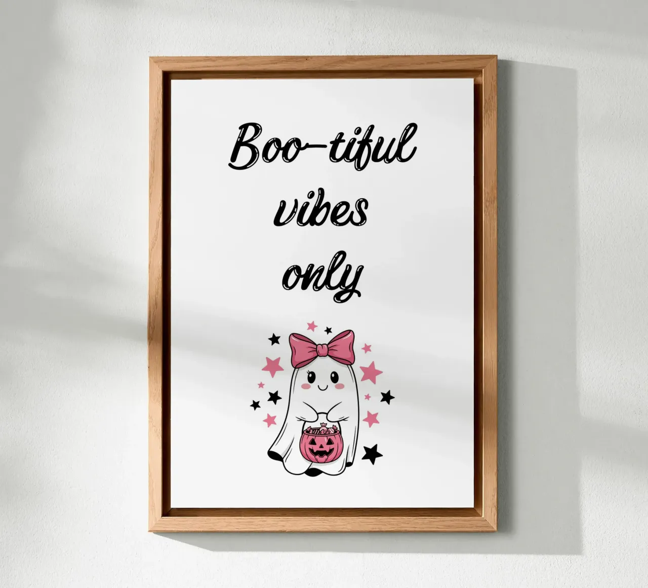 Boo-tiful vibes only alluminio dibond da HolidaysCandyWalls