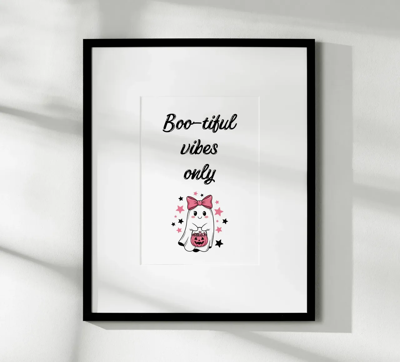 Boo-tiful vibes only carta hahnemühle da HolidaysCandyWalls