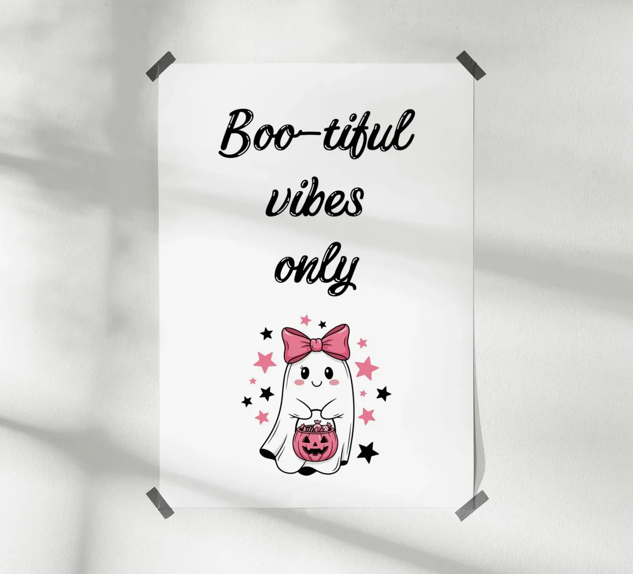 Boo-tiful vibes only carta hahnemühle da HolidaysCandyWalls