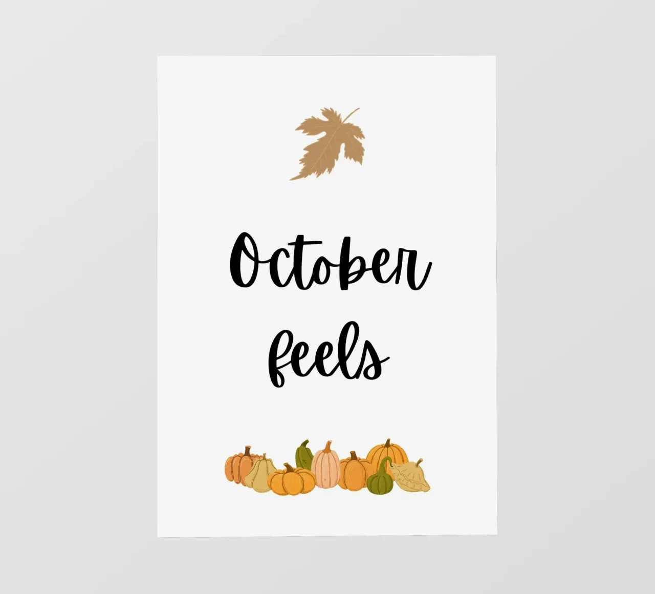 October Feels telo in pvc da HolidaysCandyWalls