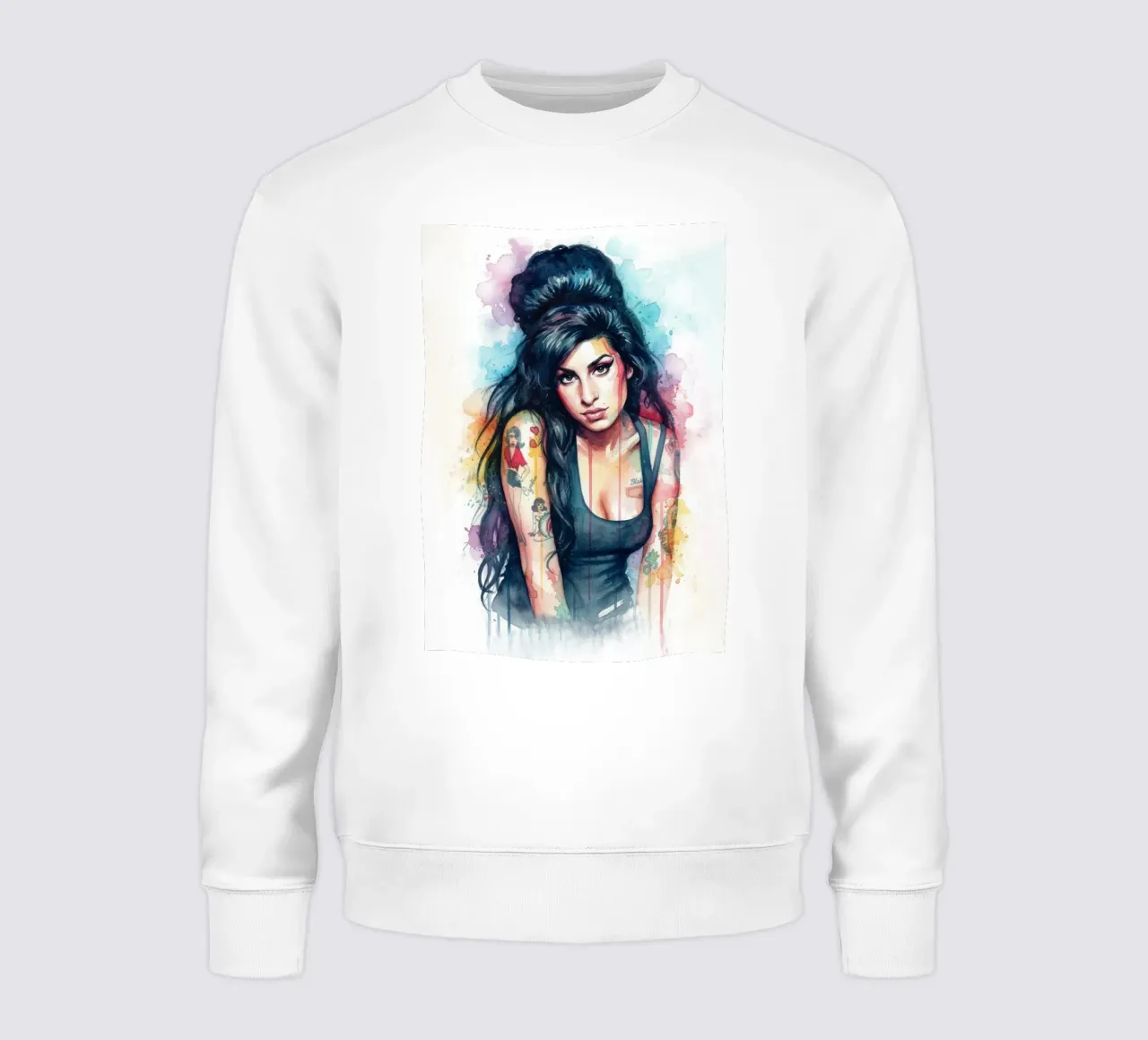 Amy Winehouse in acquerello #2 felpa da Kalis