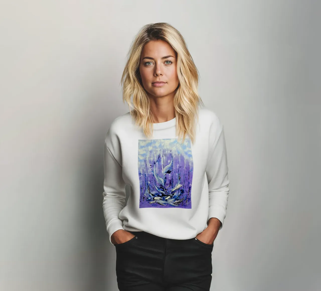 VIVERE IN UNA GRANDE CITTÀ. felpa da Little treasures for your home