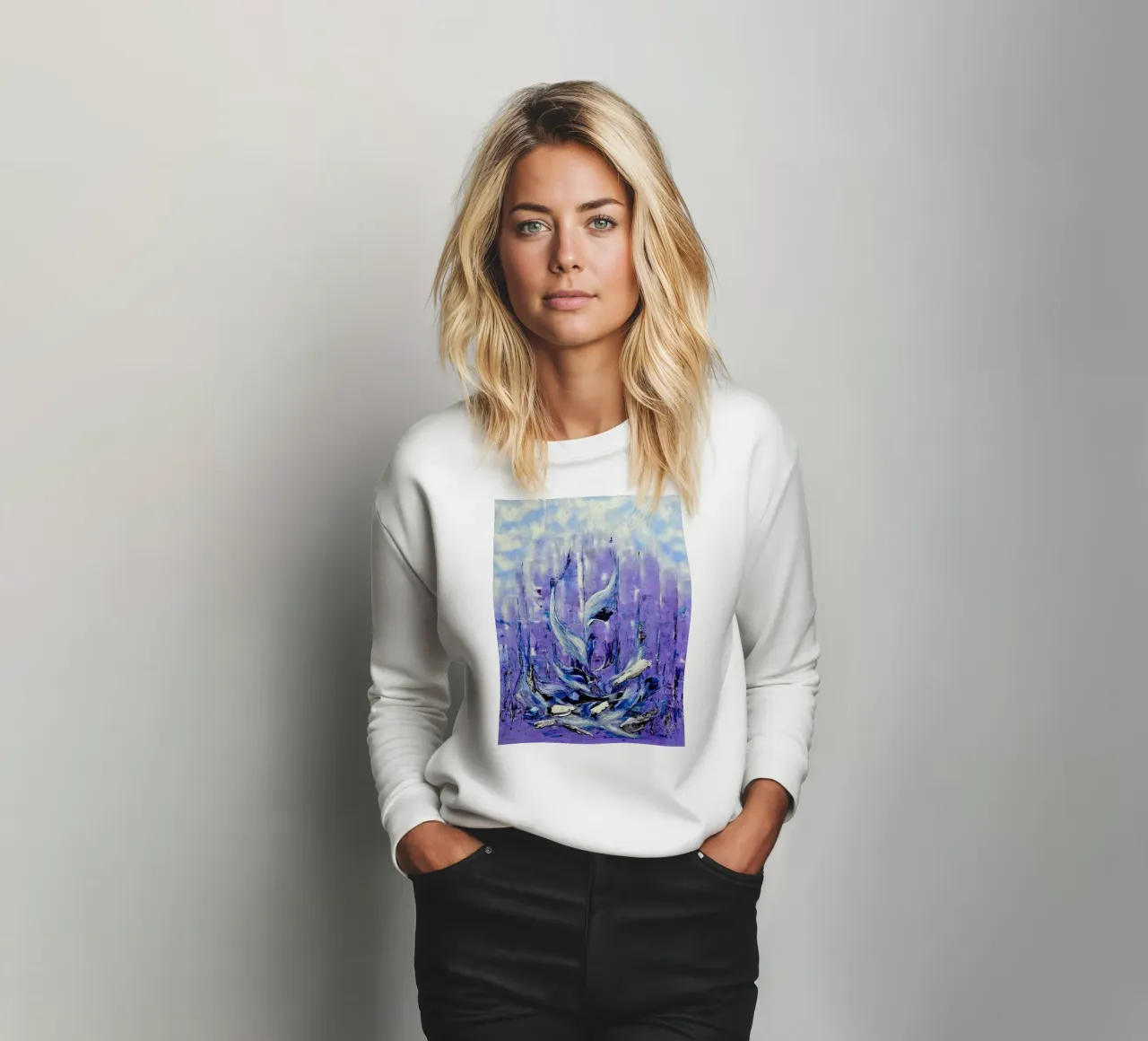 VIVERE IN UNA GRANDE CITTÀ. felpa da Little treasures for your home