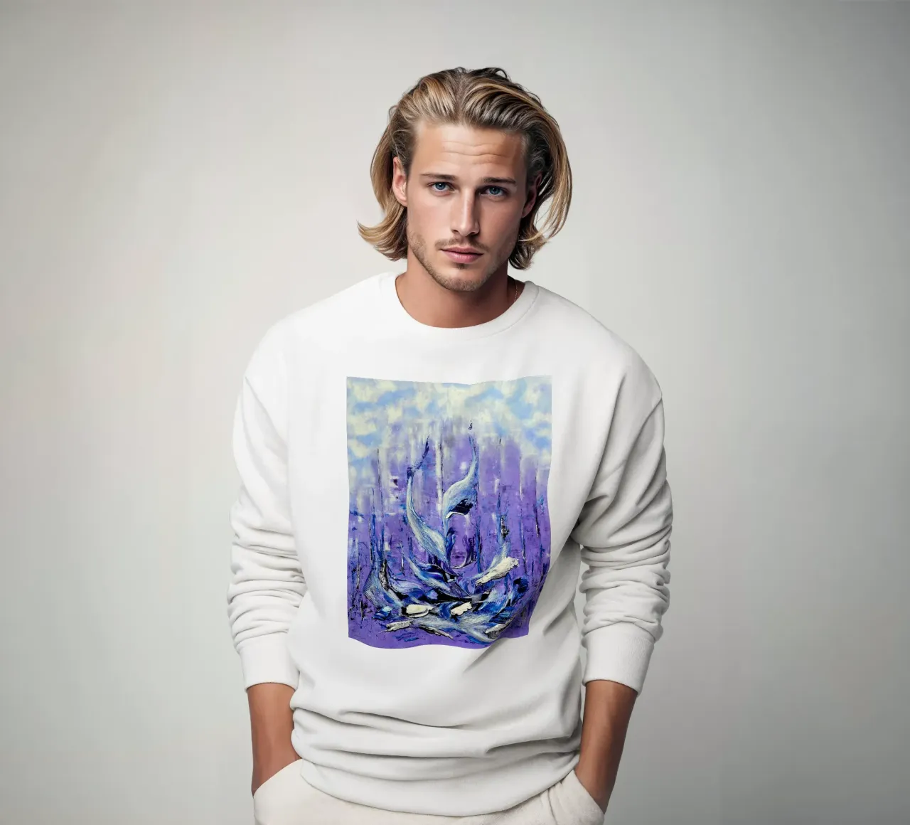 VIVERE IN UNA GRANDE CITTÀ. felpa da Little treasures for your home