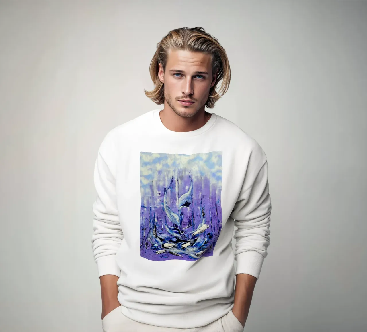 VIVERE IN UNA GRANDE CITTÀ. felpa da Little treasures for your home