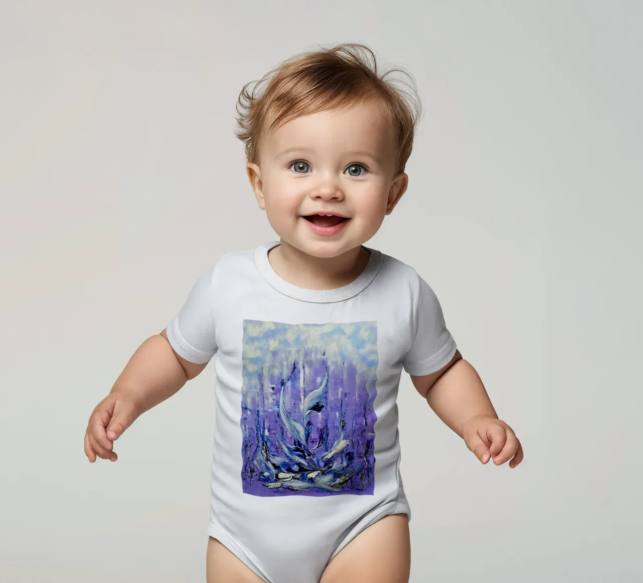 VIVERE IN UNA GRANDE CITTÀ. body neonato maniche corte da Little treasures for your home