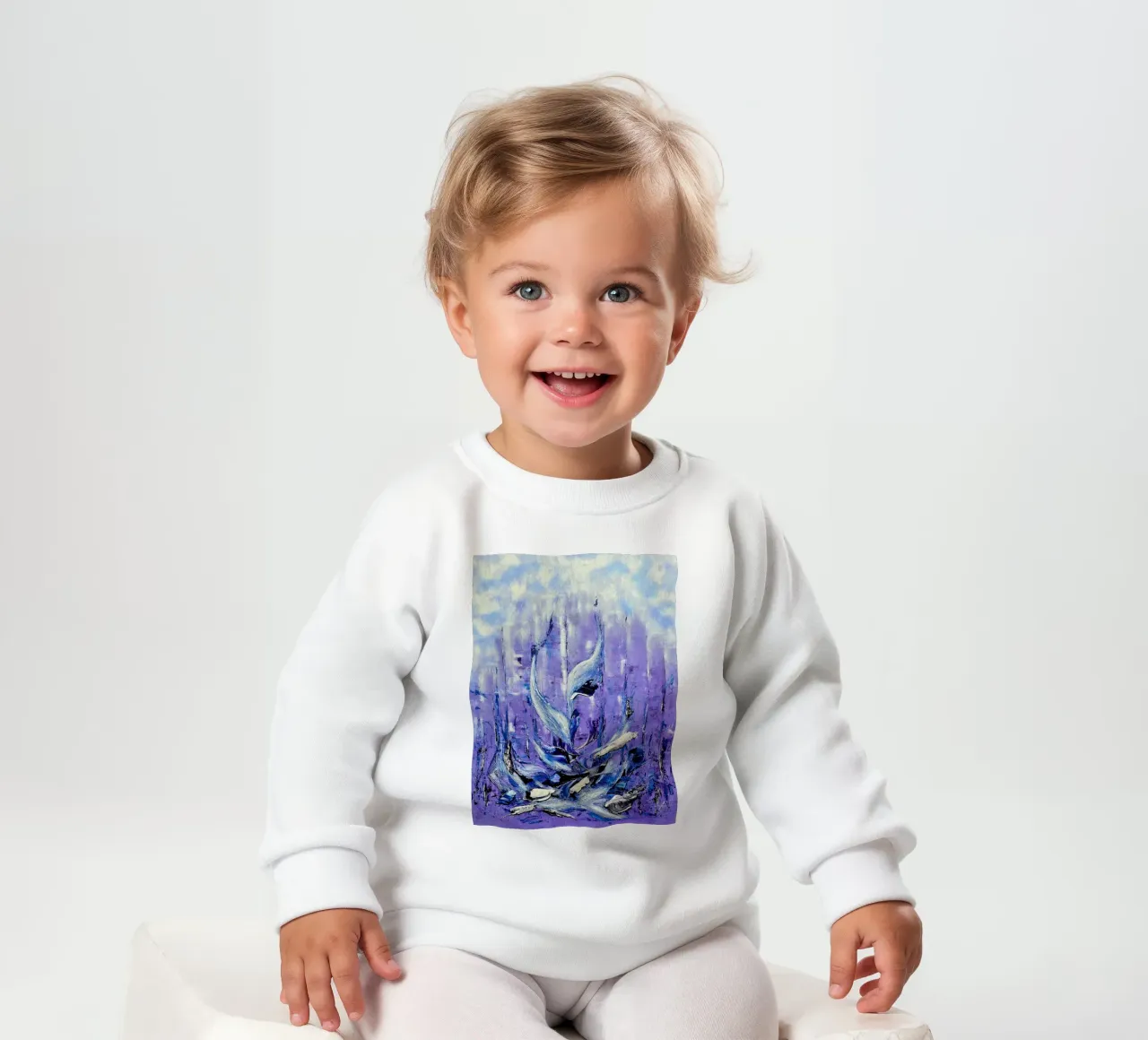 VIVERE IN UNA GRANDE CITTÀ. felpa neonato da Little treasures for your home