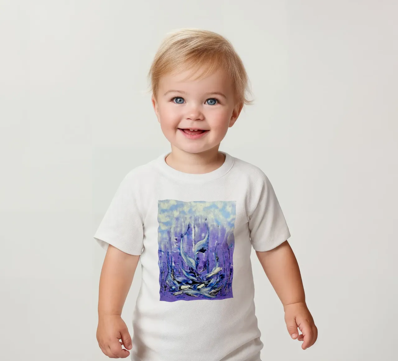 VIVERE IN UNA GRANDE CITTÀ. maglietta neonato da Little treasures for your home