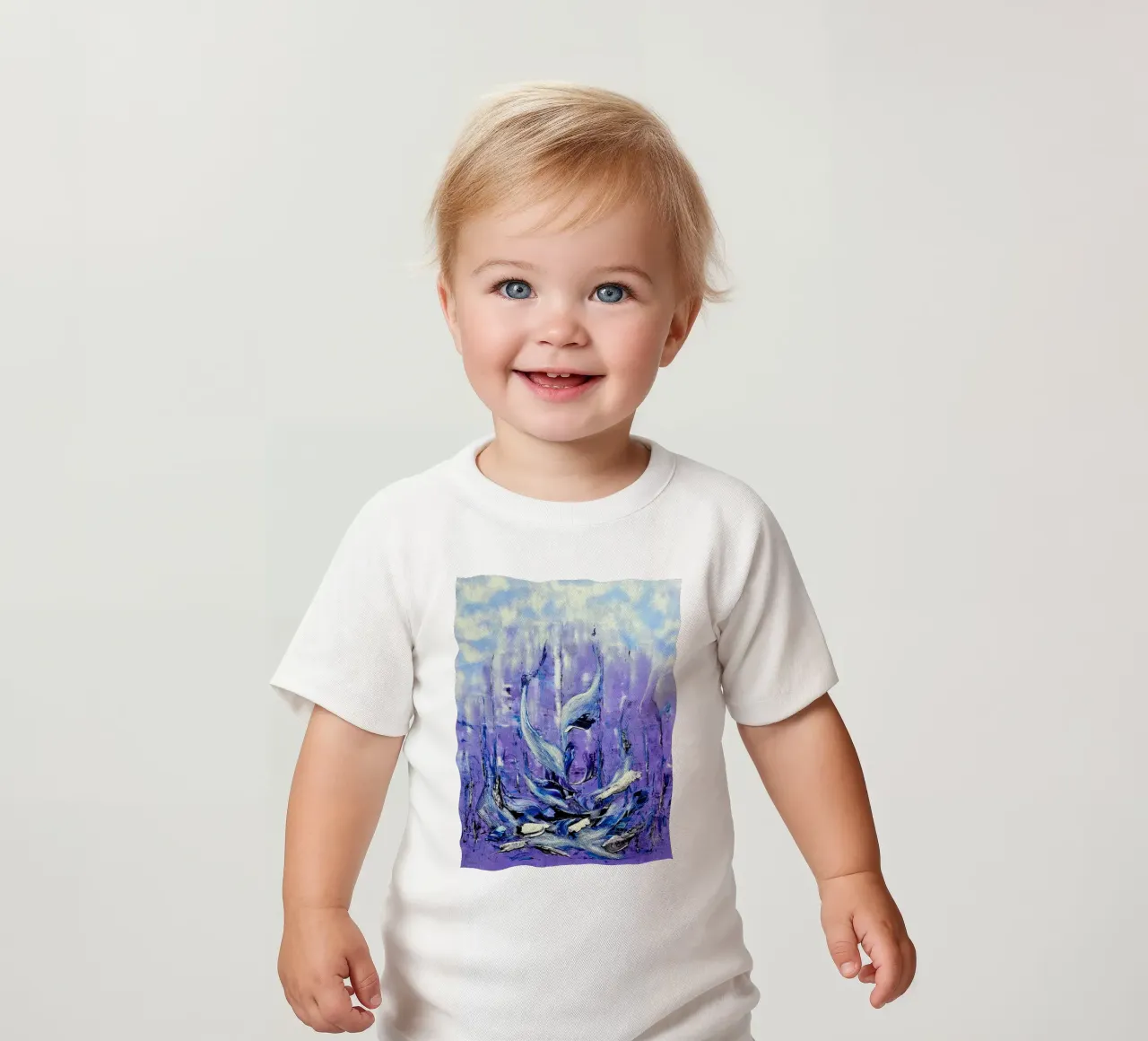 VIVERE IN UNA GRANDE CITTÀ. maglietta neonato da Little treasures for your home