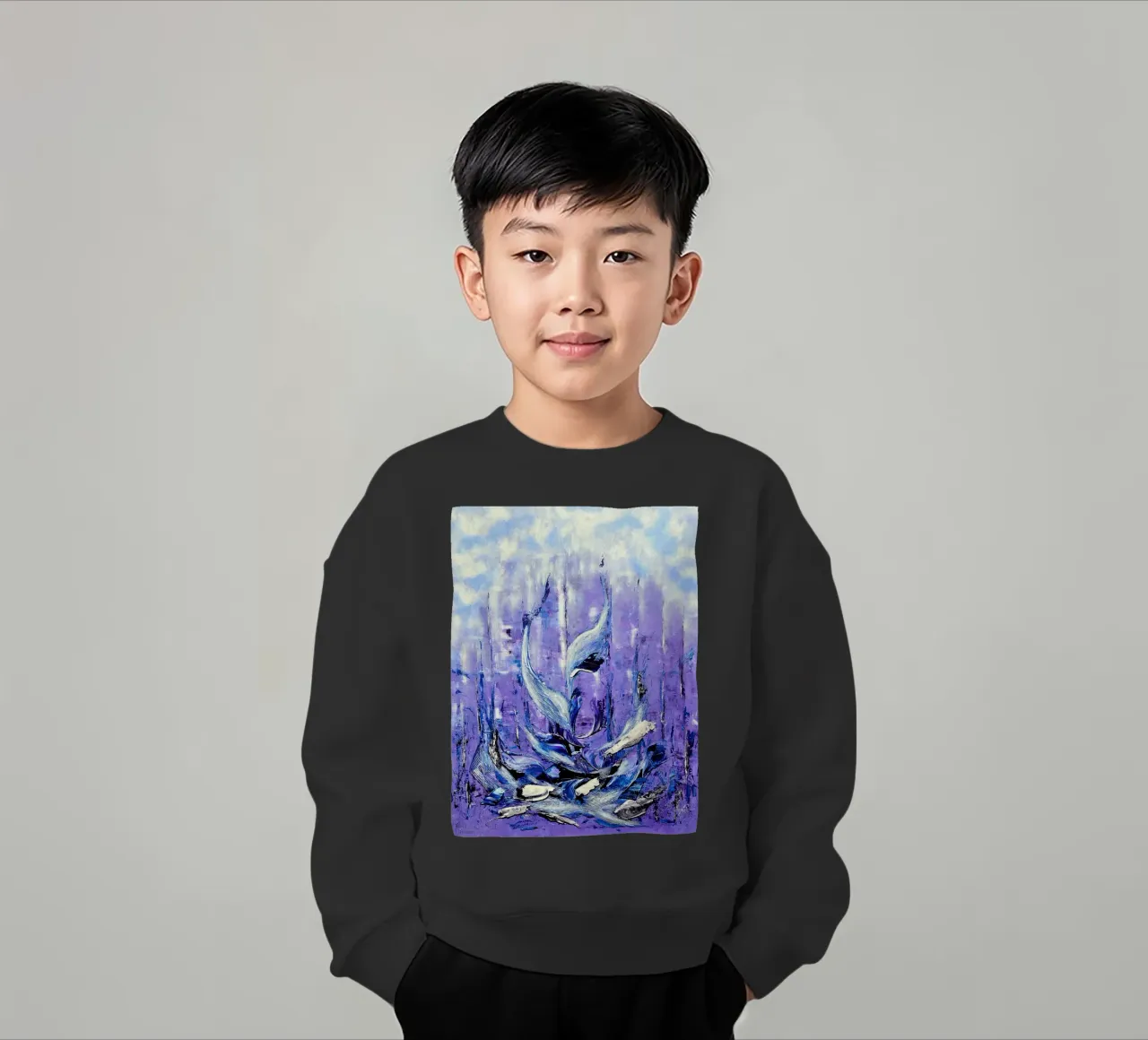 VIVERE IN UNA GRANDE CITTÀ. felpa bambino da Little treasures for your home