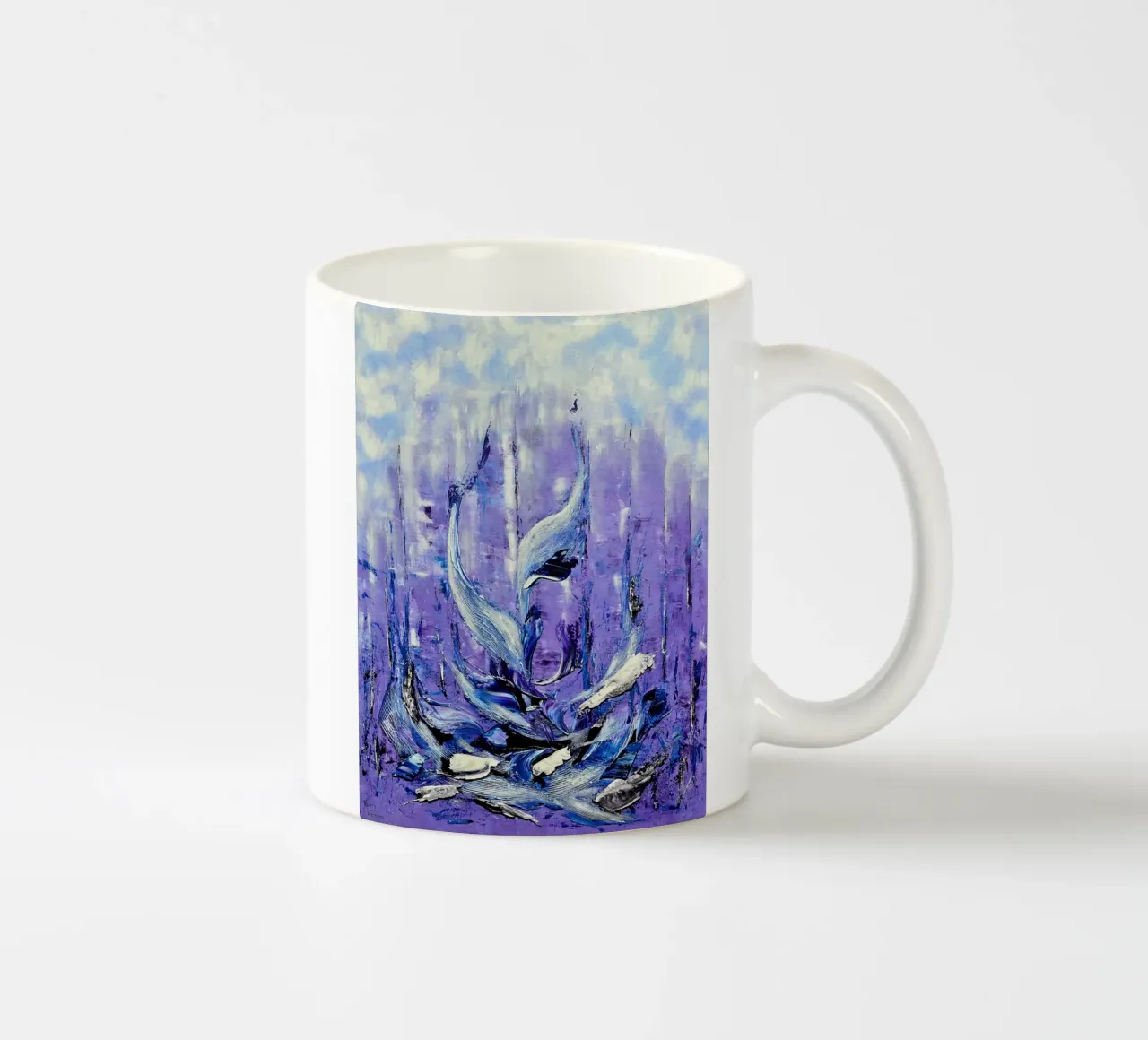 VIVERE IN UNA GRANDE CITTÀ. tazza in ceramica da Little treasures for your home