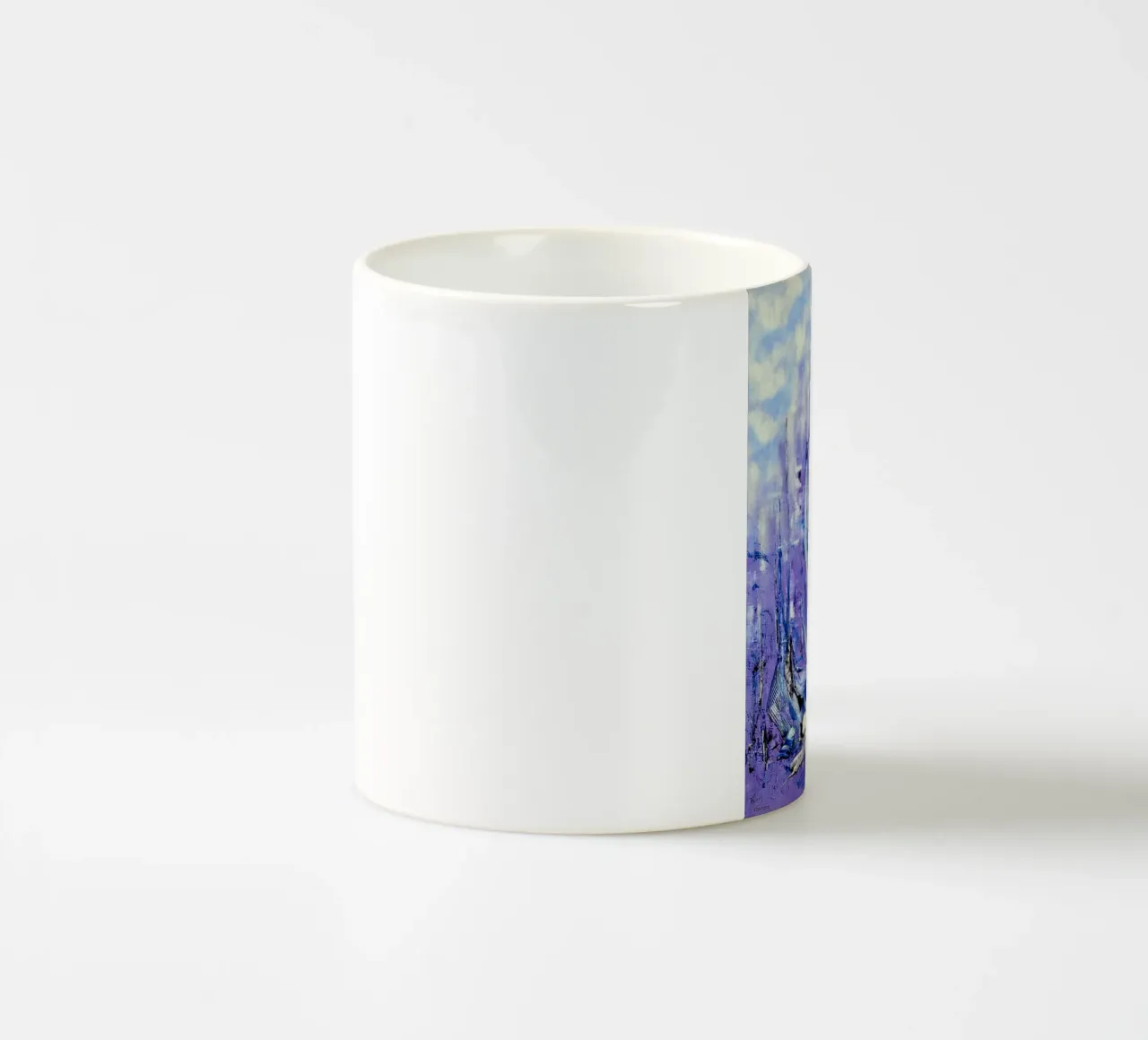 VIVERE IN UNA GRANDE CITTÀ. tazza in ceramica da Little treasures for your home