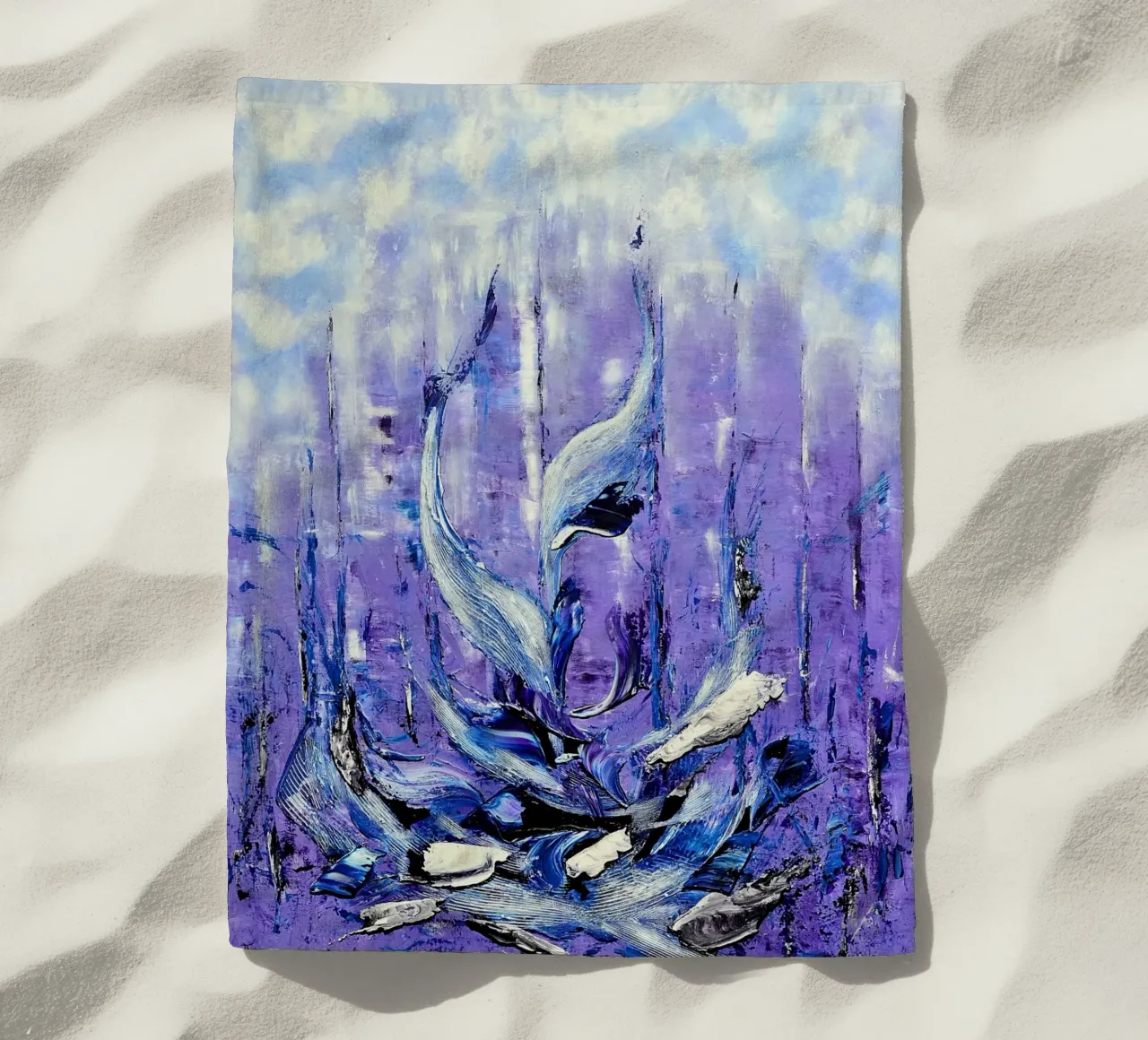 VIVERE IN UNA GRANDE CITTÀ. telo mare da Little treasures for your home