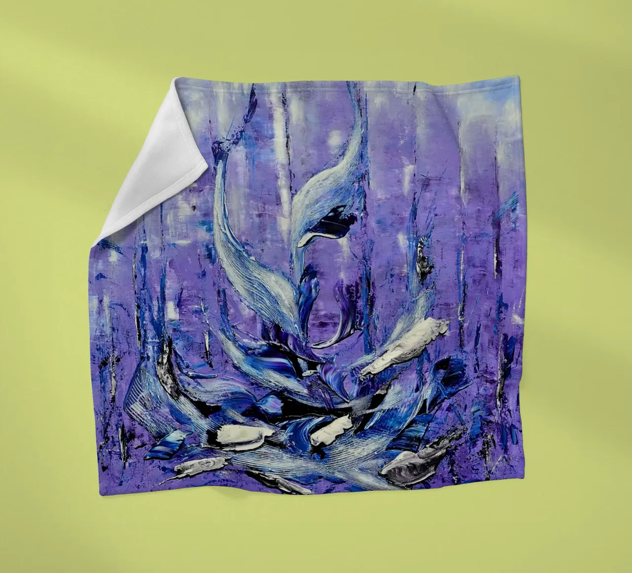 VIVERE IN UNA GRANDE CITTÀ. coperta in pile da Little treasures for your home