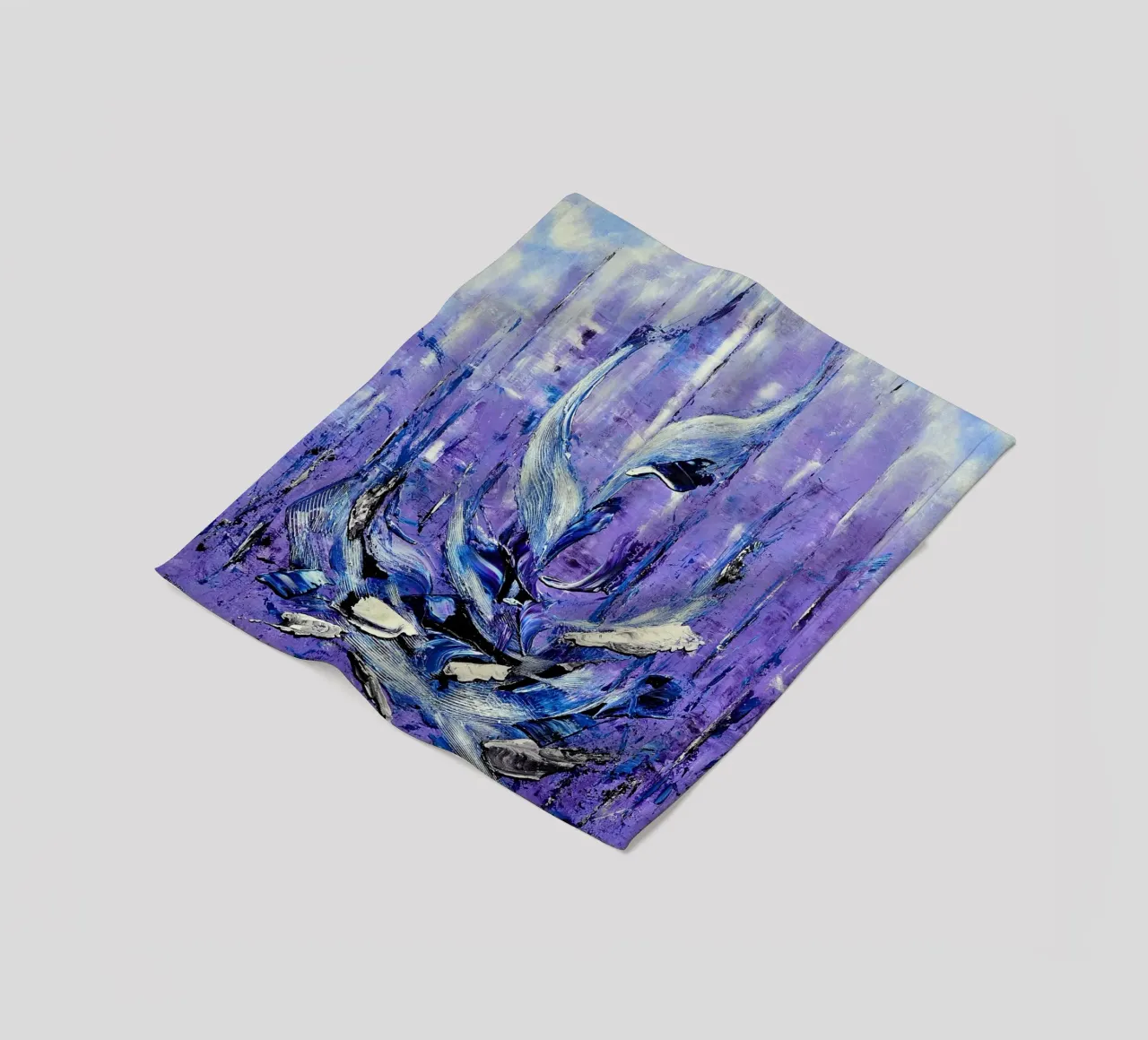 VIVERE IN UNA GRANDE CITTÀ. coperta in pile da Little treasures for your home