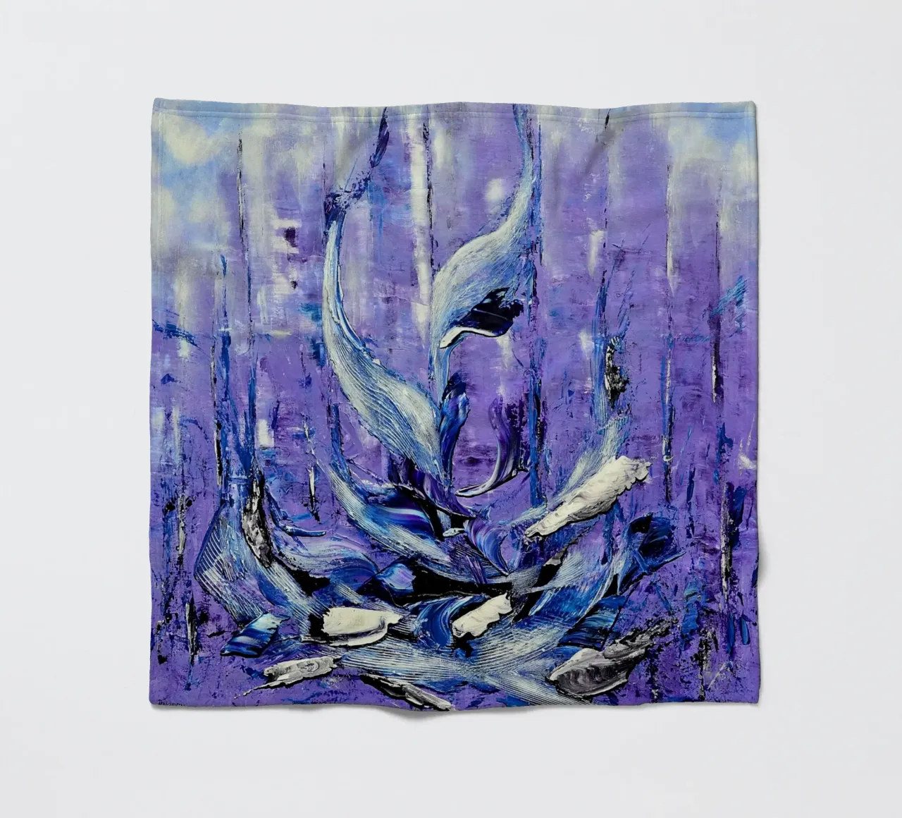 VIVERE IN UNA GRANDE CITTÀ. coperta in pile da Little treasures for your home