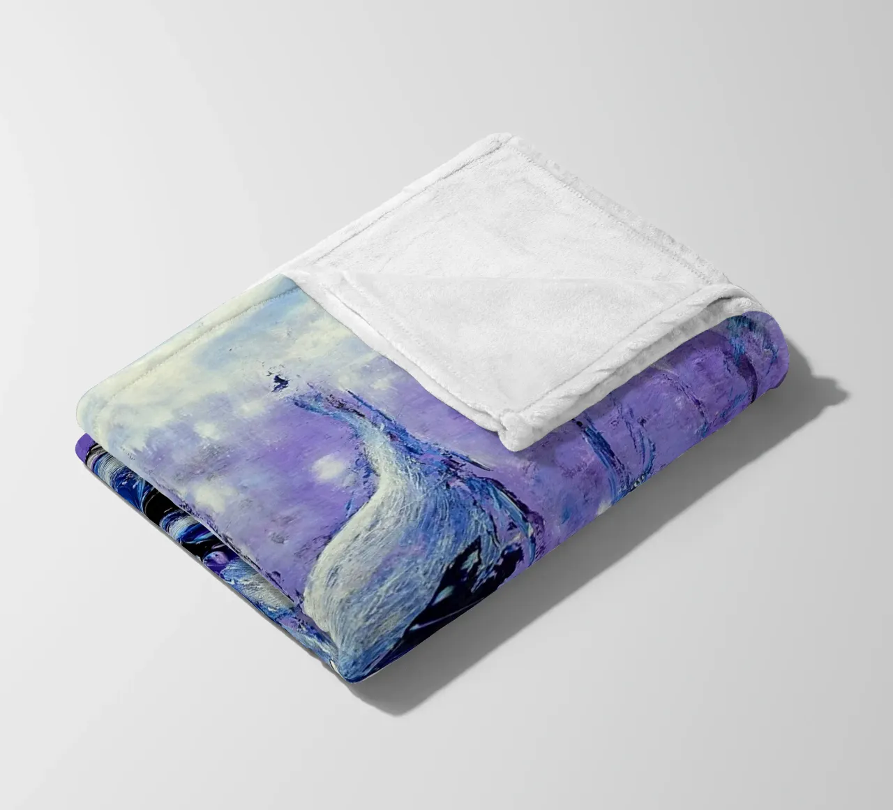 VIVERE IN UNA GRANDE CITTÀ. coperta in pile da Little treasures for your home