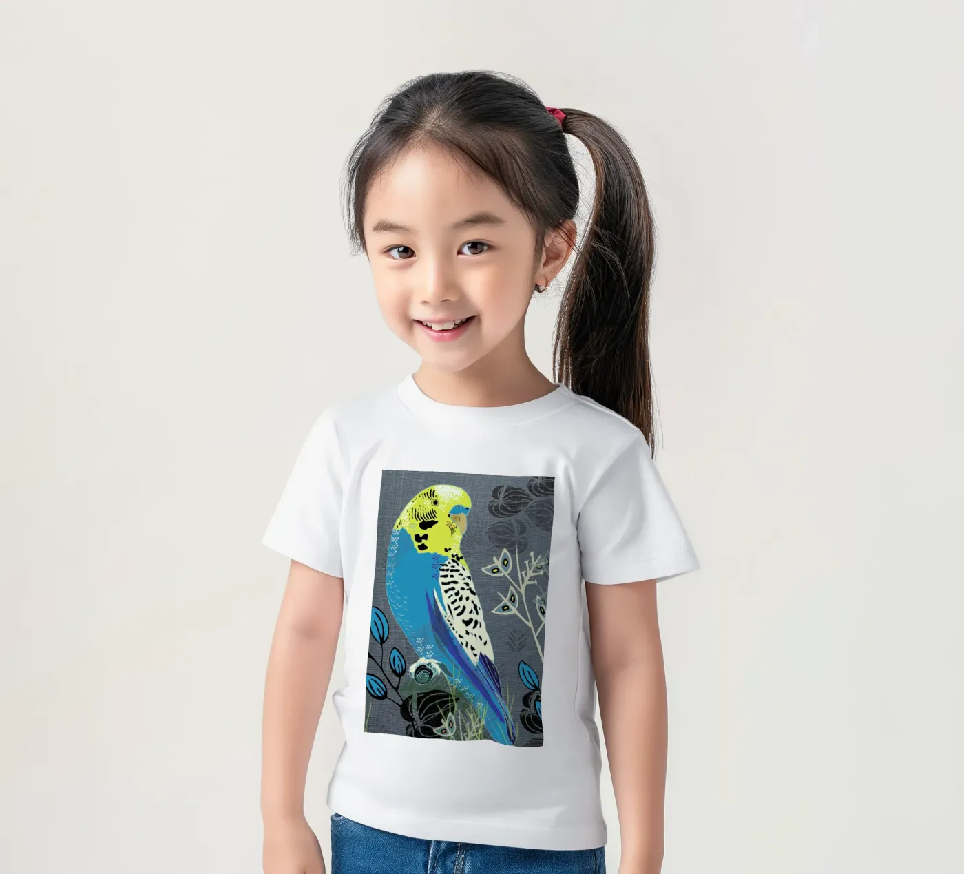 Budgie t-shirt bambini da Rocket68