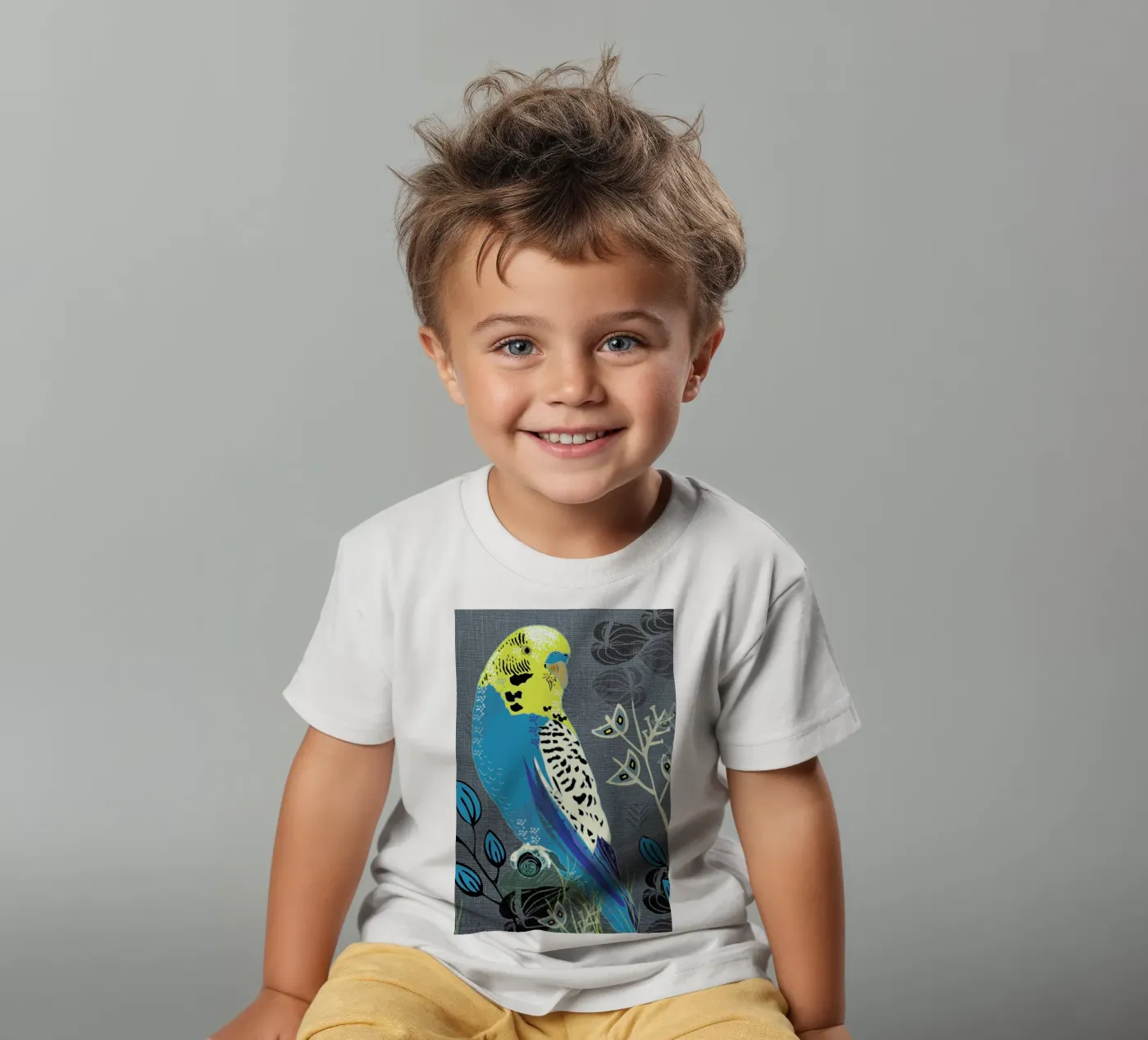 Budgie t-shirt bambini da Rocket68