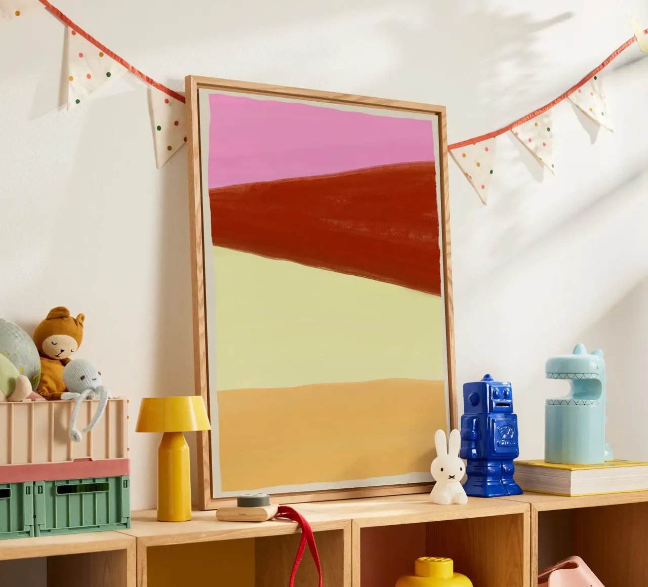 Paesaggio astratto e colorato plexiglass da Life of Pie