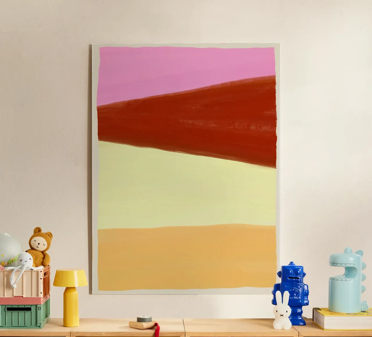 Paesaggio astratto e colorato plexiglass da Life of Pie