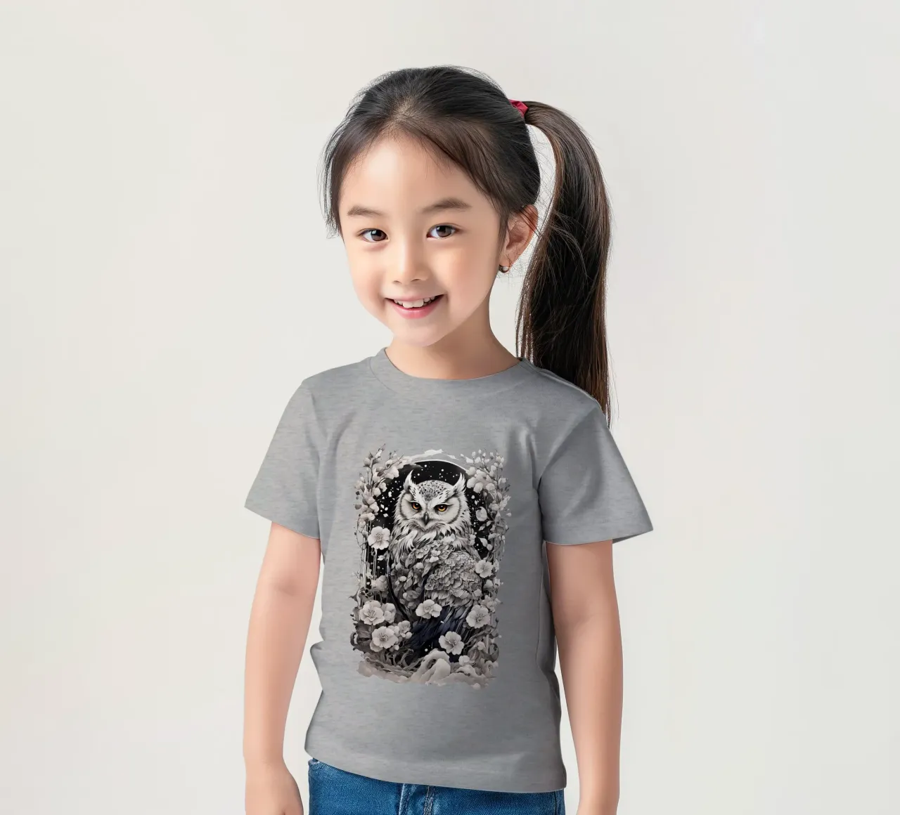 Schnee-Eule Kinder T-Shirt von Eva Nev